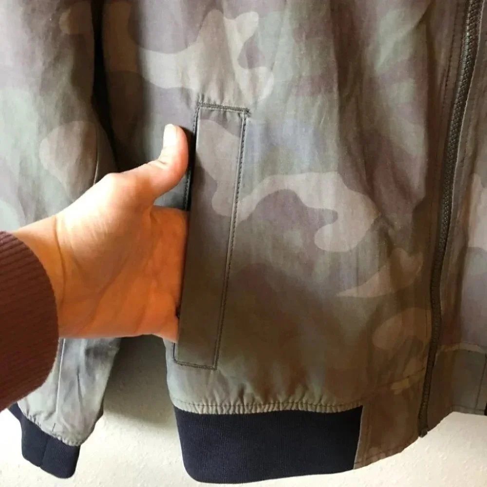 American Rag Men's Camo Full Zip Jacket Size Small